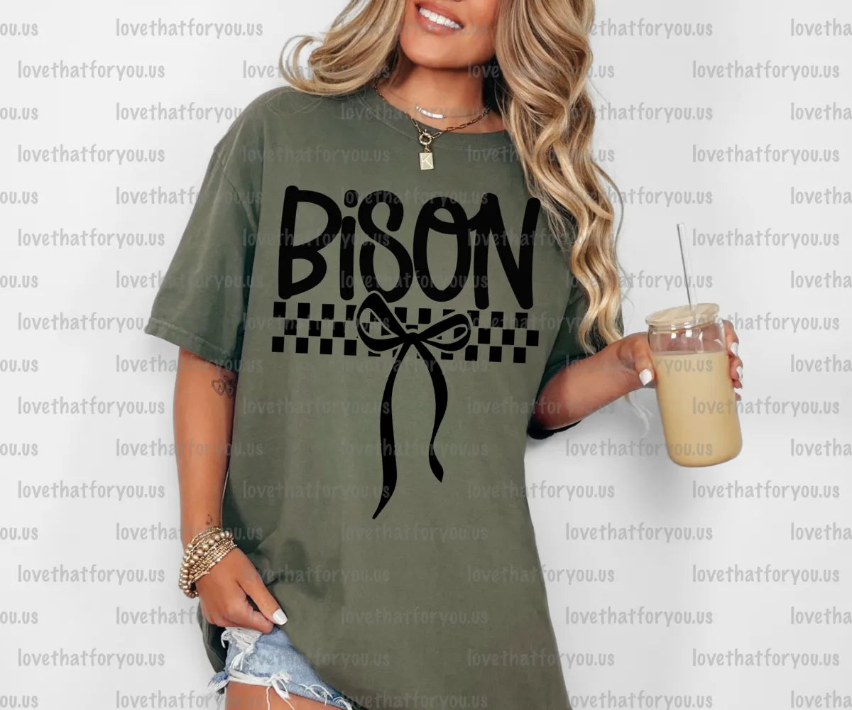 Bison Simple Bow PNG Digital Download