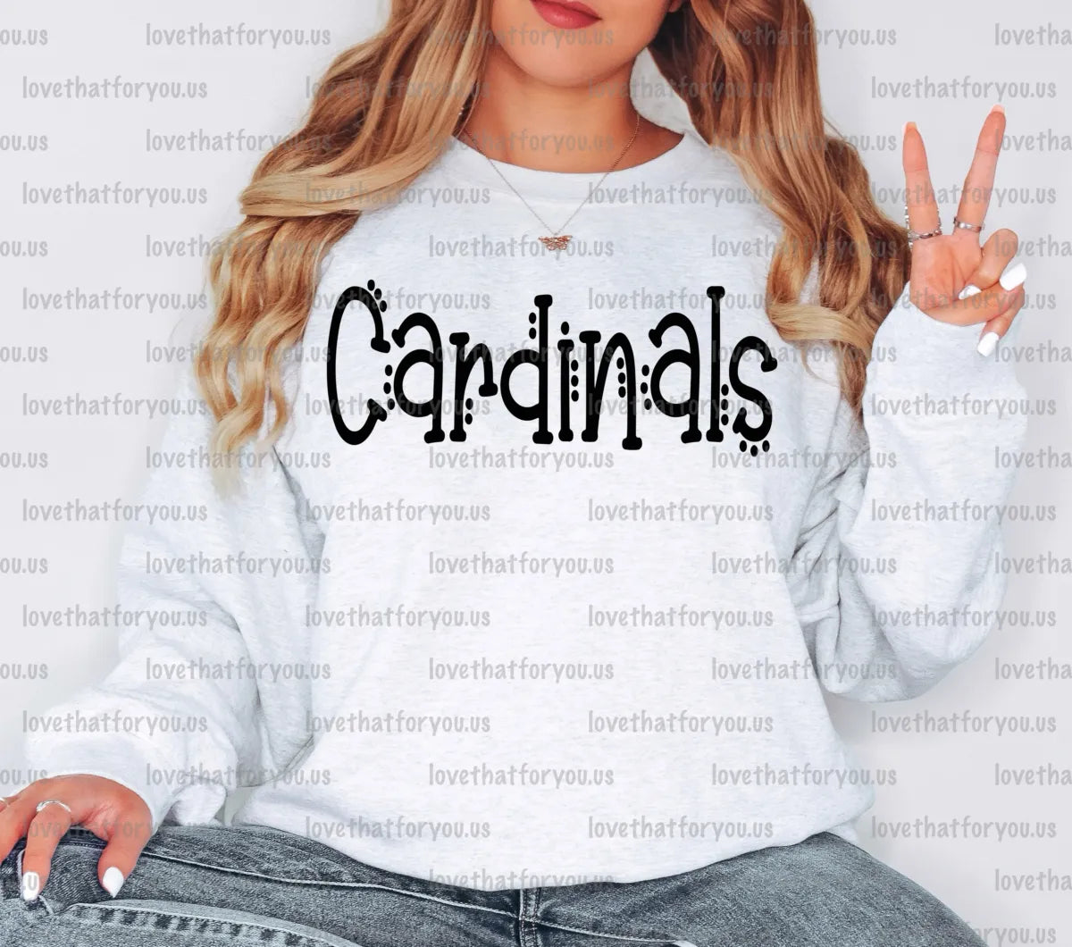 Cardinals Dotted Doodle Digital Download