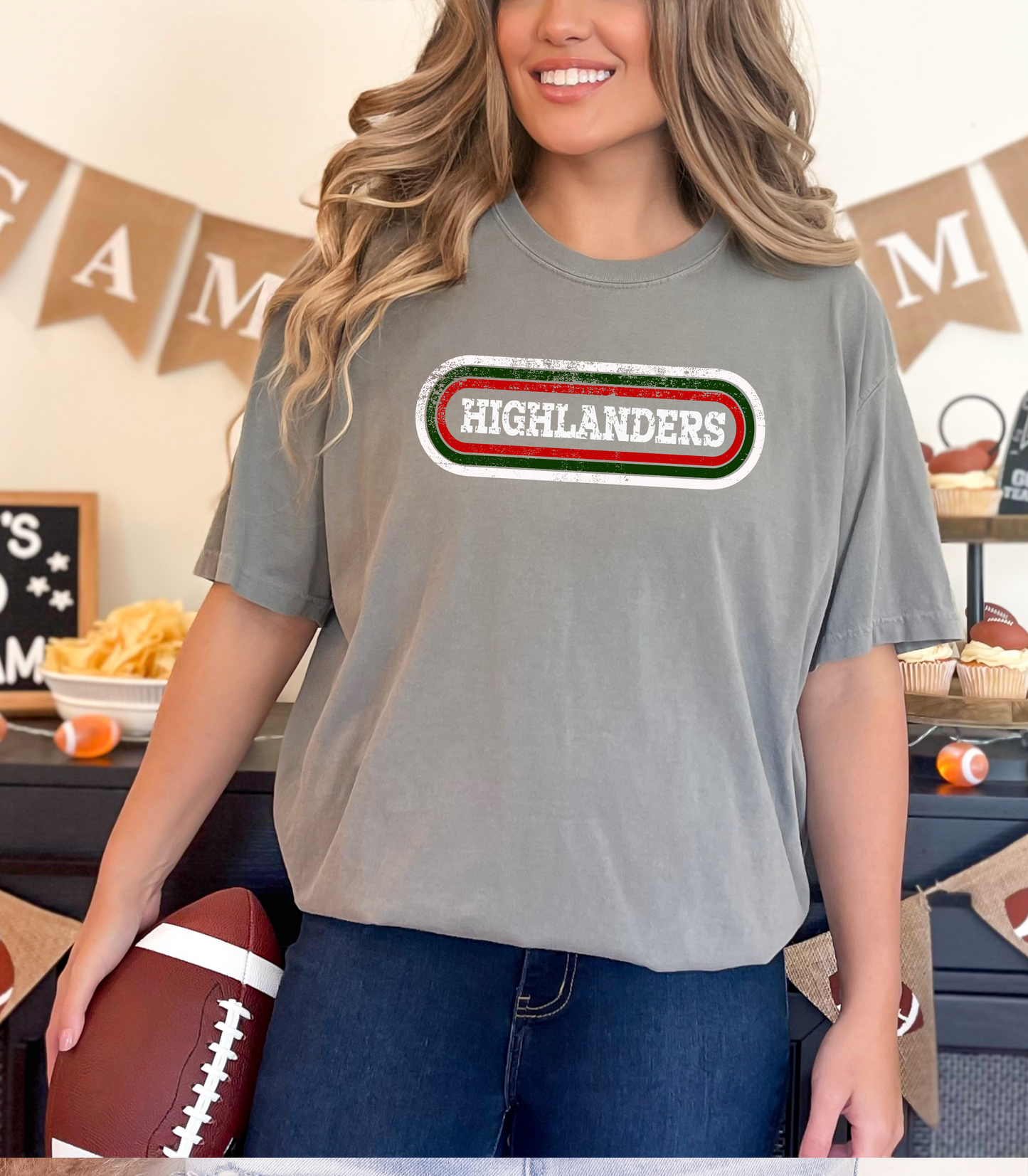 Highlanders Retro Oval Digital Download