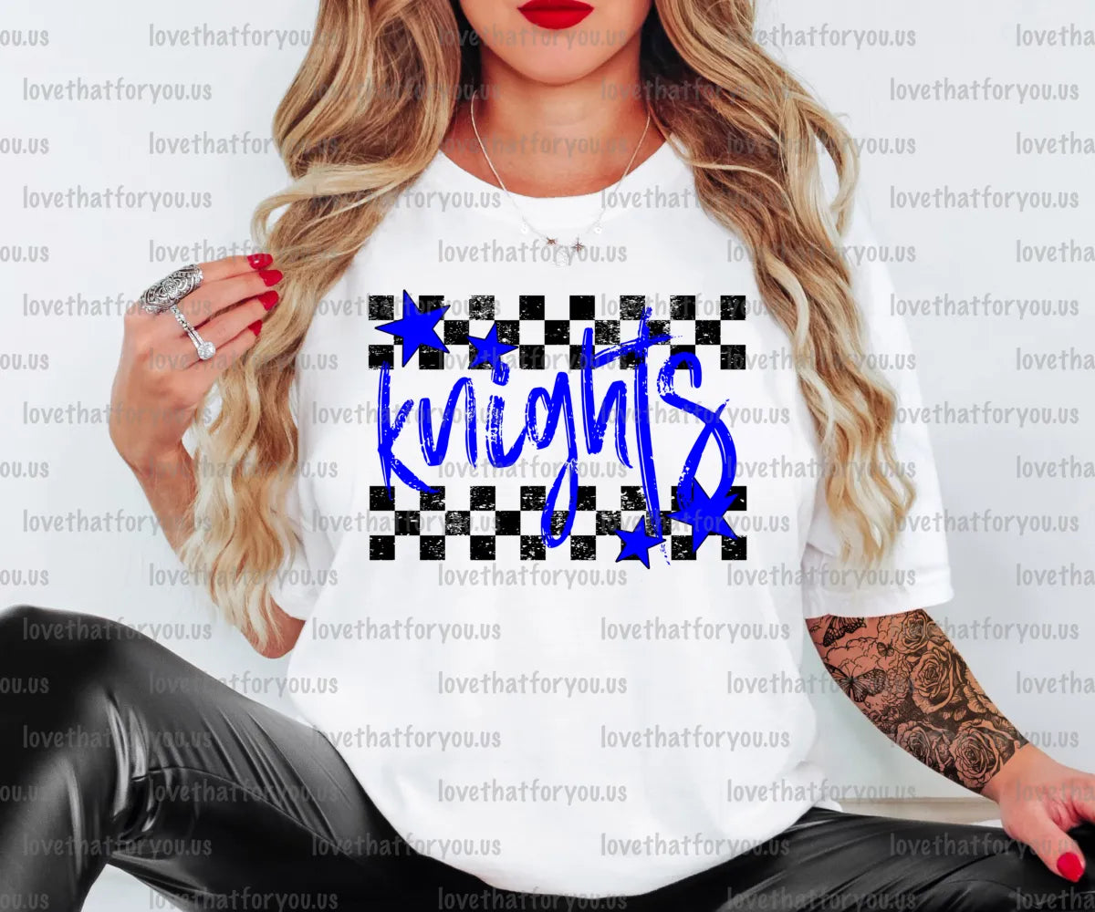 Knights Checker Star Digital Download