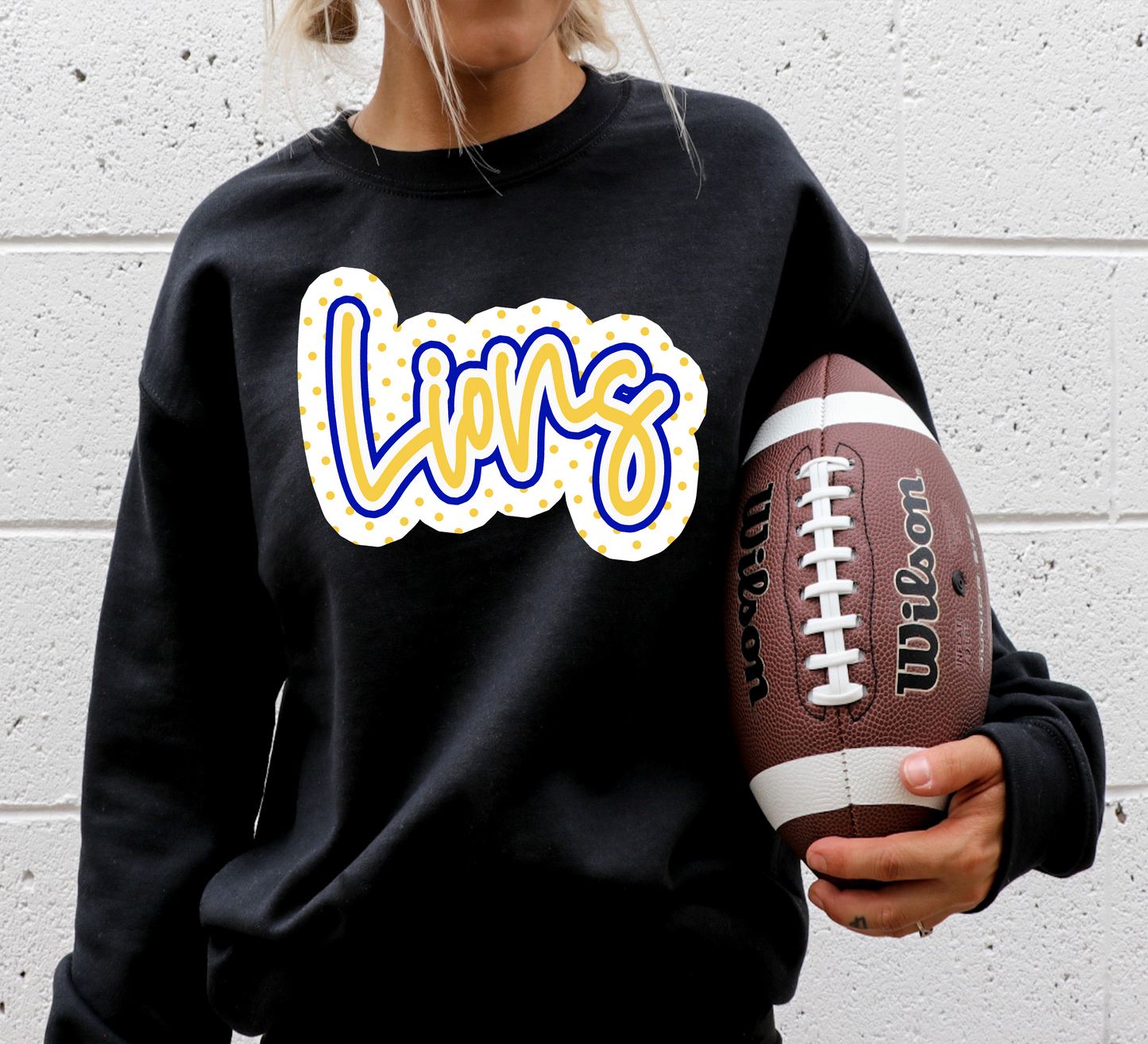 Lions Outline Polka Dot Digital Download