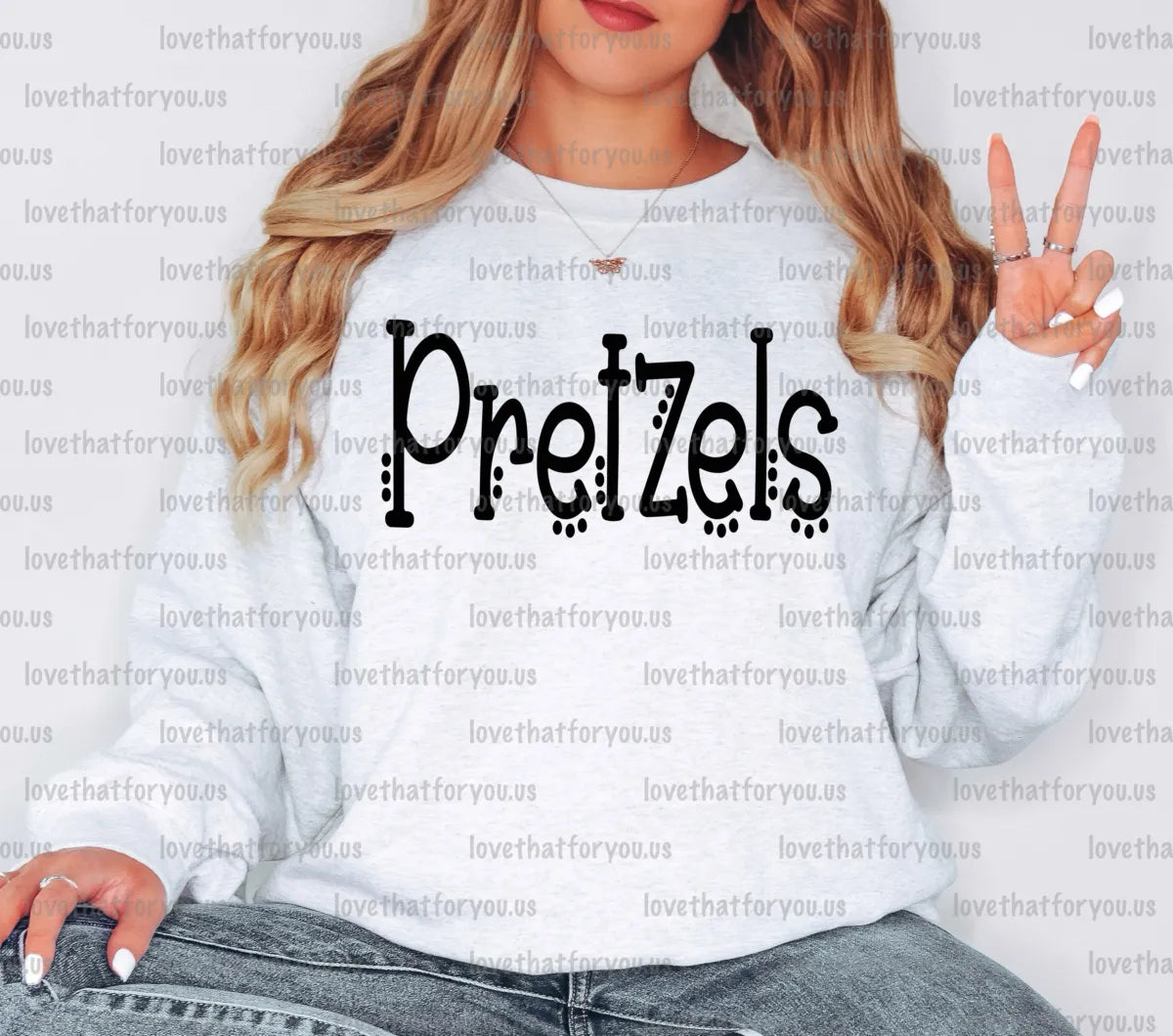 Pretzels Dotted Doodle Digital Download