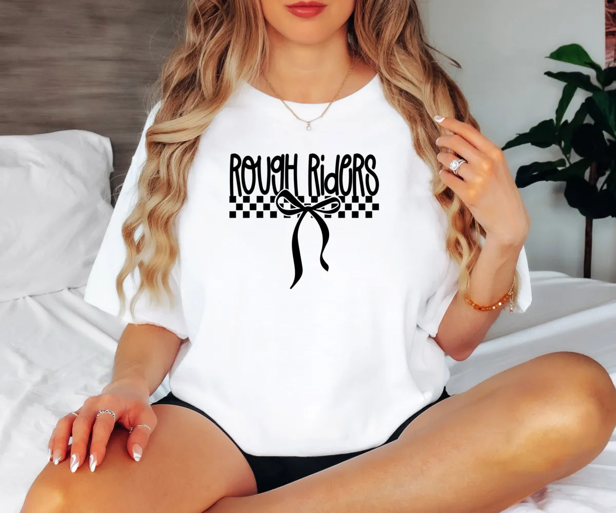 Rough Riders Simple Bow PNG Digital Download