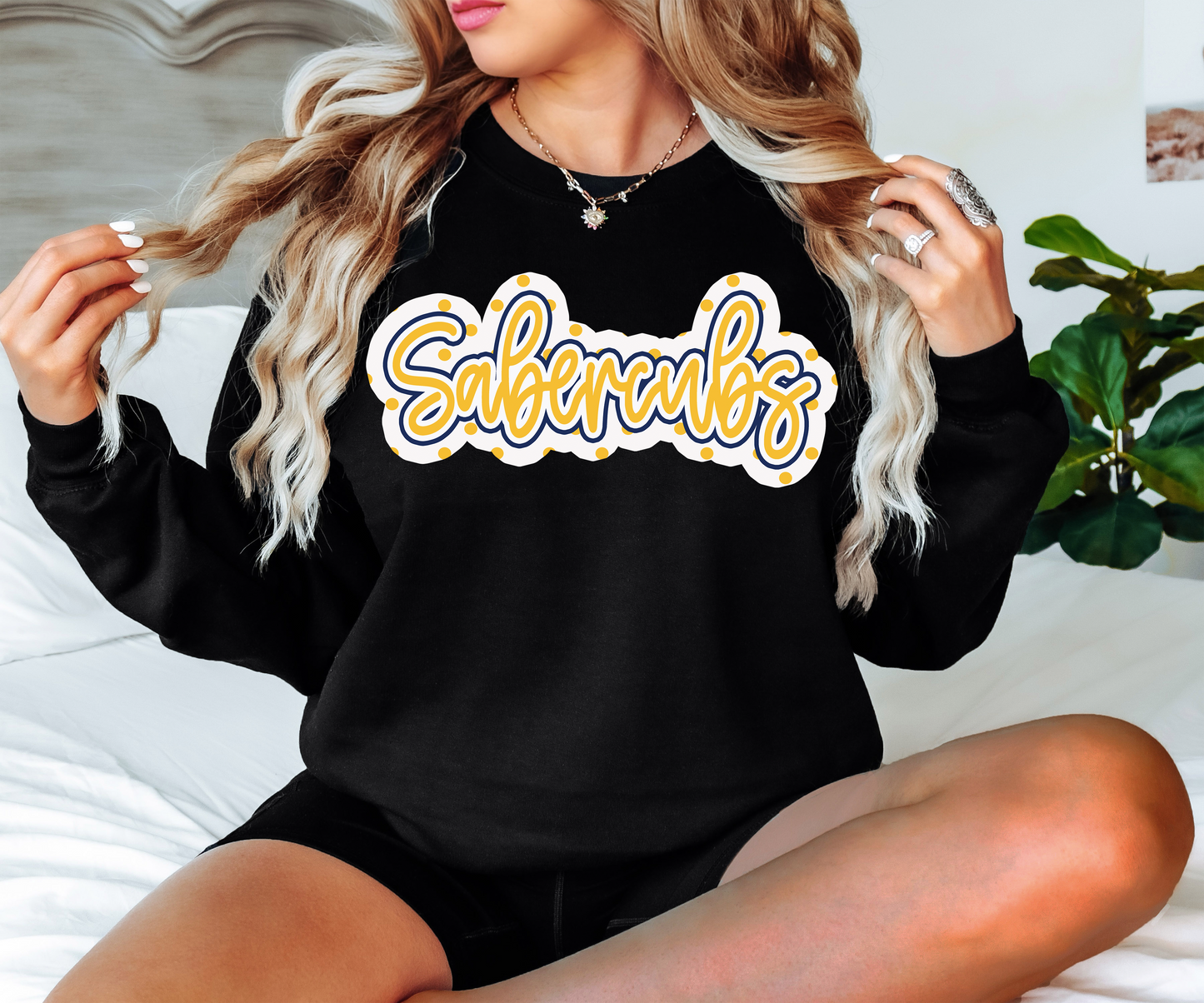 Sabercubs Outline Polka Dot Digital Download