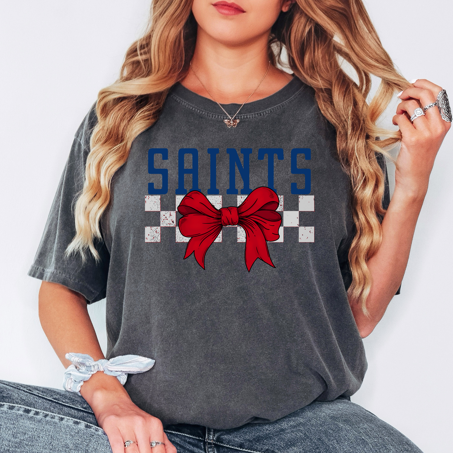 Saints Checker Bow Digital Download