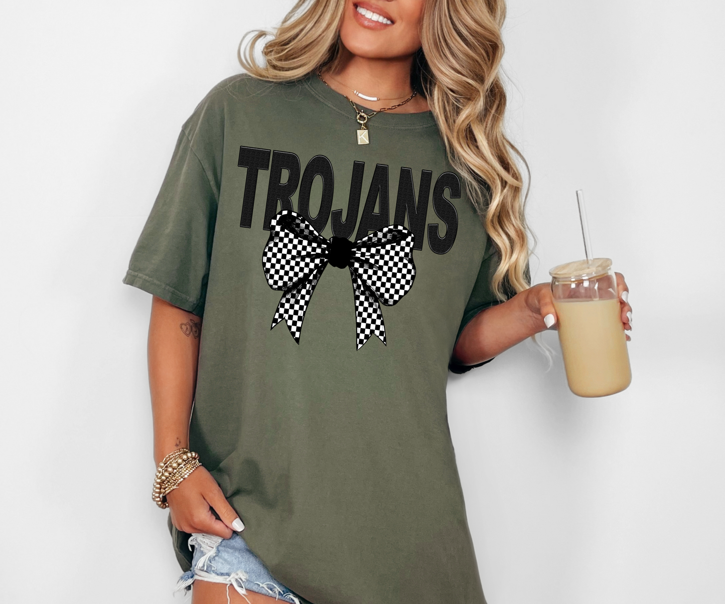 Trojans Coquette Checker Bow Digital Download