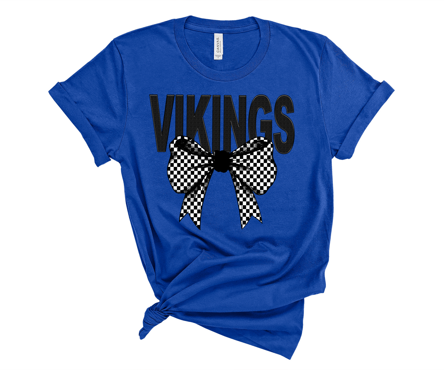 Vikings Coquette Checker Bow Digital Download