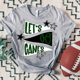 Canes Star Banner Trio Lets Go Digital Download