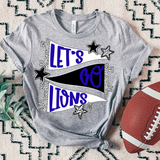Lions Star Banner Trio Lets Go Digital Download