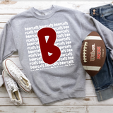 Bearcats Funky Repeat Maroon/White Digital Download