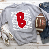 Big Reds Funky Repeat Red/White Digital Download