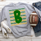 Bison Funky Repeat Green/Gold Digital Download