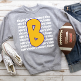 Blazers Funky Repeat Gold-Royal Blue/White Digital Download