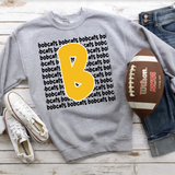 Bobcats Funky Repeat Gold/Black Digital Download