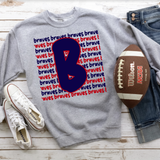 Braves Funky Repeat Navy/Red Digital Download