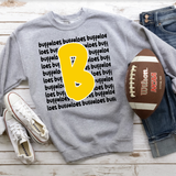Buffaloes Funky Repeat Yellow/Black Digital Download