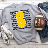Buffalos Funky Repeat Yellow/Black Digital Download