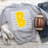 Buffalos Funky Repeat Yellow/White Digital Download