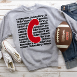 Commodors Funky Repeat Red/Black Digital Download