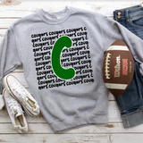 Cougars Funky Repeat Green/Black Digital Download
