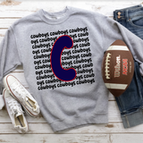 Cowboys Funky Repeat Navy-Red/Black Digital Download