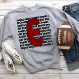 Eagles Funky Repeat Maroon-Navy/Black Digital Download