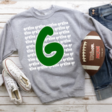 Gretna Funky Repeat Green/White Digital Download