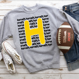 Hornets Funky Repeat Yellow/Black Digital Download