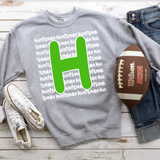 Huntsmen Funky Repeat Kelly Green/White Digital Download