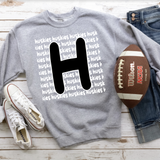 Huskies Funky Repeat Black/White Digital Download