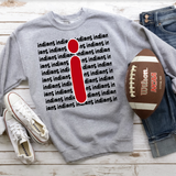 Indians Funky Repeat Red/Black Digital Download