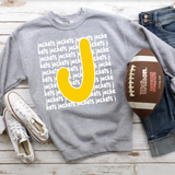 Jackets Funky Repeat Yellow/White Digital Download