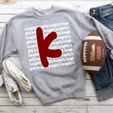 Knights Funky Repeat Maroon/White Digital Download