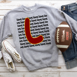 Lions Funky Repeat Maroon-Gold/Black Digital Download