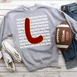 Lions Funky Repeat Maroon-Gold/White Digital Download