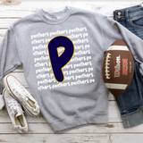 Panthers Funky Repeat Navy-Gold/White Digital Download
