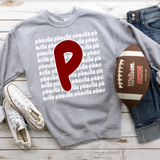 Pikeville Funky Repeat Maroon/White Digital Download