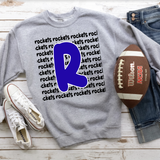 Rockets Funky Repeat Royal Blue/Black Digital Download