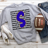 Sabercats Funky Repeat Royal Blue-Gold/Black Digital Download