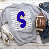 Sabercats Funky Repeat Royal Blue-Gold/White Digital Download