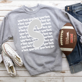 Spartans Funky Repeat Light Gray/White Digital Download