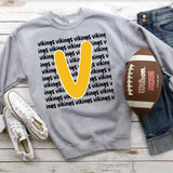 Vikings Funky Repeat Gold/Black Digital Download