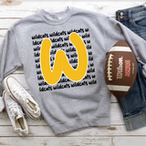 Wildcats Funky Repeat Gold/Black Digital Download