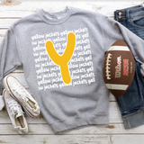 Yellow Jackets Funky Repeat Gold/White Digital Download