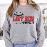 Lady Reds Baseball Digital Download