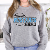 Mustangs Baseball Digital Download