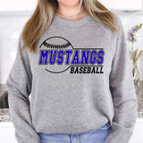 Mustangs Baseball Digital Download
