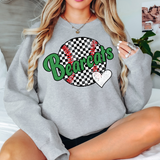 Bearcats Checker Baseball Heart Digital Download