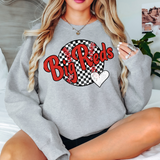 Big Reds Checker Baseball Heart Digital Download