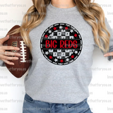 Big Reds Checker Star Circle Digital Download